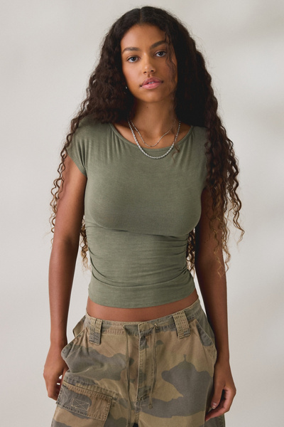 BDG Seb Cap Sleeve Boatneck Tee