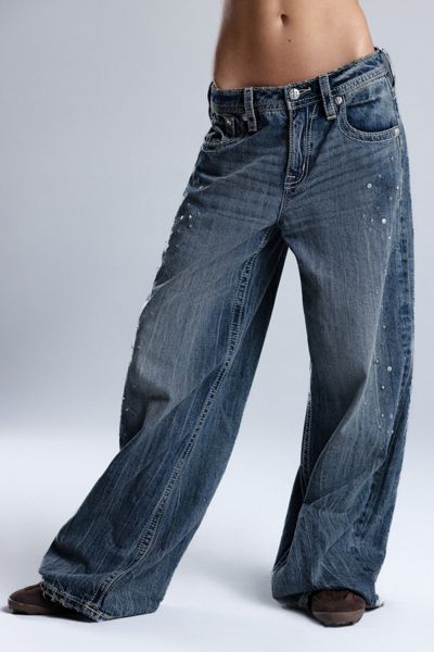 Miss Me Harmony Studded Baggy Jeans