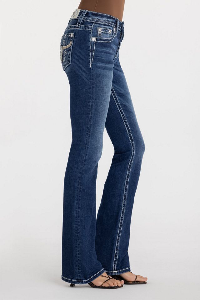 Miss Me Calista Longhorn Bootcut Jeans #4