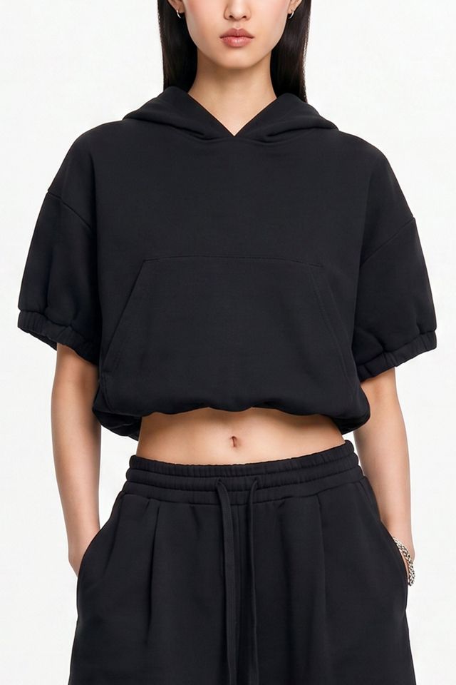 Personal Code Juno Short Sleeve Fleece Hoodie #1
