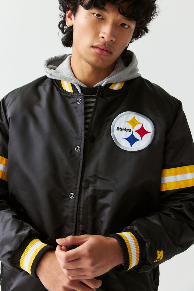 Veste universitaire en satin Courtside avec logo d'équipe NFL de Starter #2