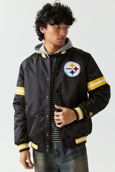 Starter Courtside NFL Team Logo Satin Varsity Jacket