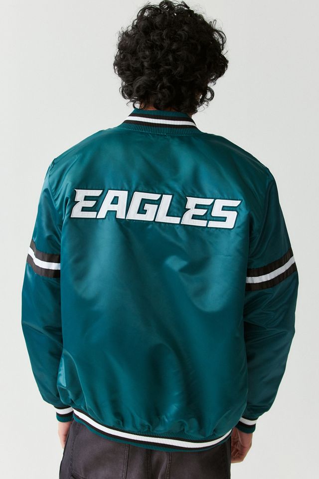 Starter Courtside NFL Team Logo Satin Varsity Jacket #3
