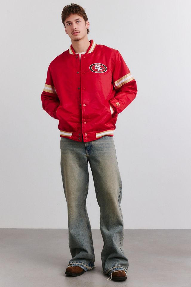 Starter NFL Team Logo Satin Varsity Jacket #1