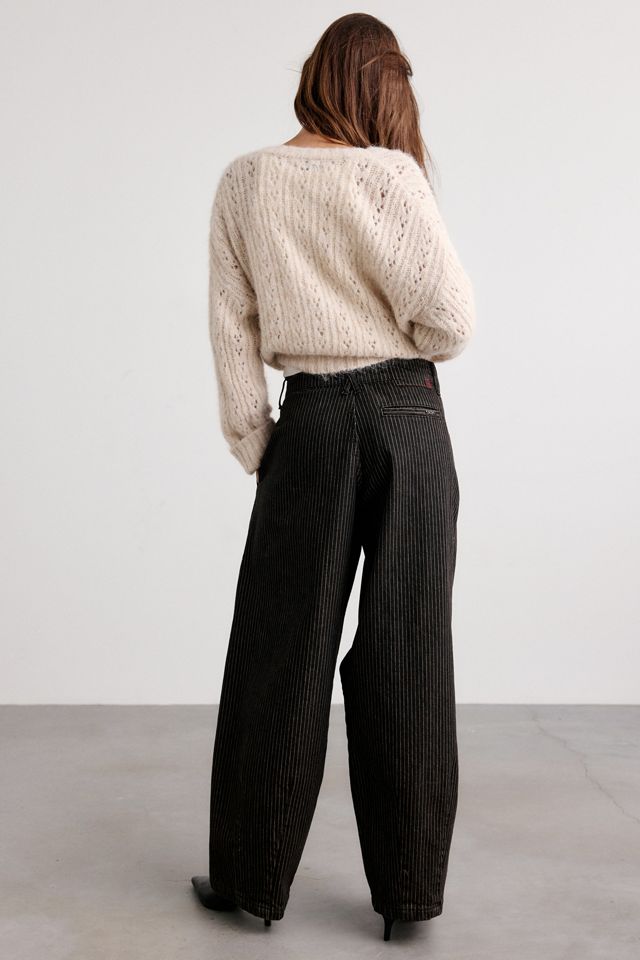 BDG Jax Printed Pleated Cocoon Low-Rise Jeans #4