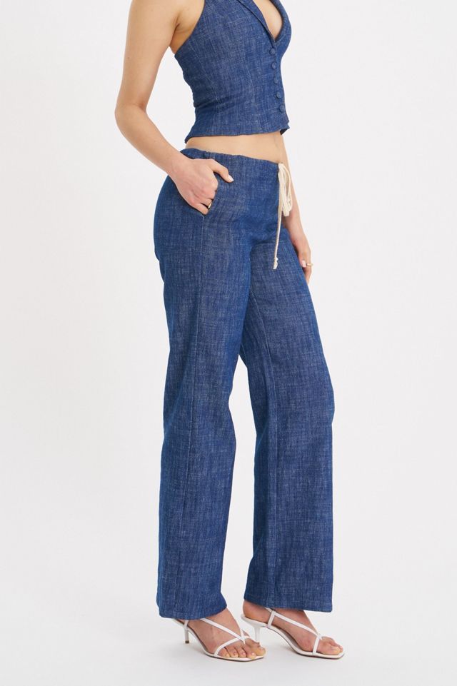 Miss Circle Raffaella Cotton Denim Straight Leg Pants #2