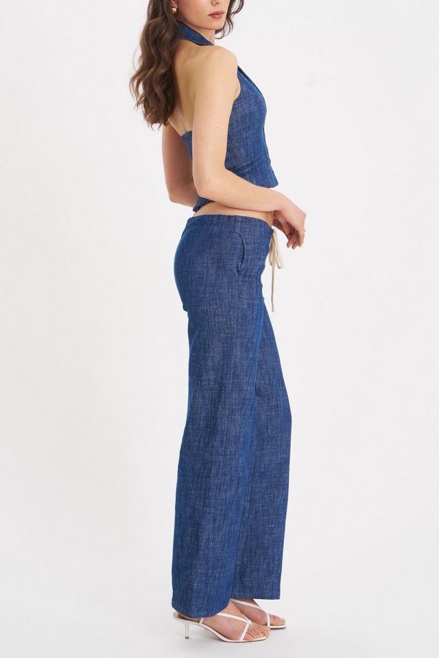 Miss Circle Raffaella Cotton Denim Straight Leg Pants #3
