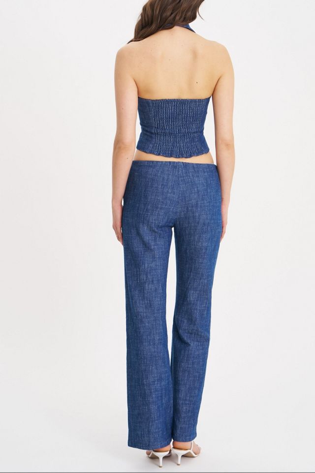 Miss Circle Raffaella Cotton Denim Straight Leg Pants #4