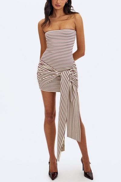 Miss Circle Tommie Lyocell Jersey Tie Strap Mini Dress