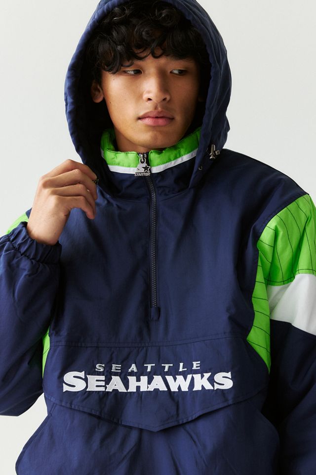 Starter NFL Throwback Quarter Zip Windbreaker Jacket #1