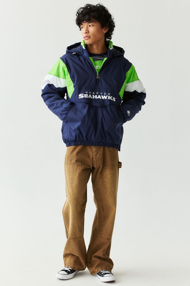 Starter NFL Throwback Quarter Zip Windbreaker Jacket #2