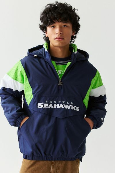 Starter NFL Throwback Quarter Zip Windbreaker Jacket