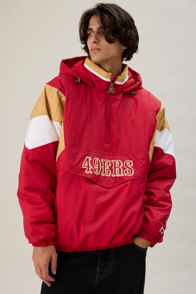 Starter NFL Throwback Quarter Zip Windbreaker Jacket #2