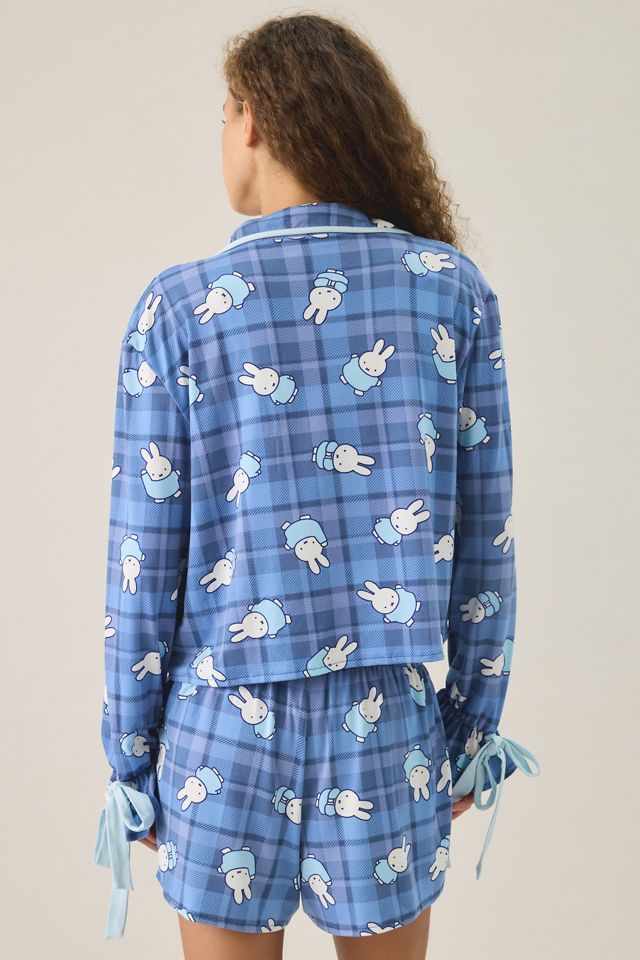 Miffy Bow Detail Plaid 2-Piece PJ Set #4