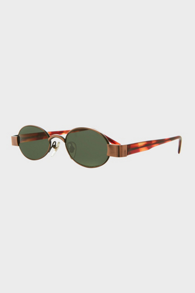 Sunglass Museum Vintage Luna Sunglasses in Copper, Women's at Urban Outfitters