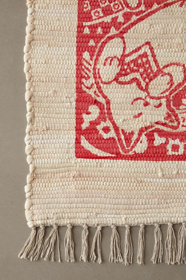 Cat Of Hearts Printed Rug #3