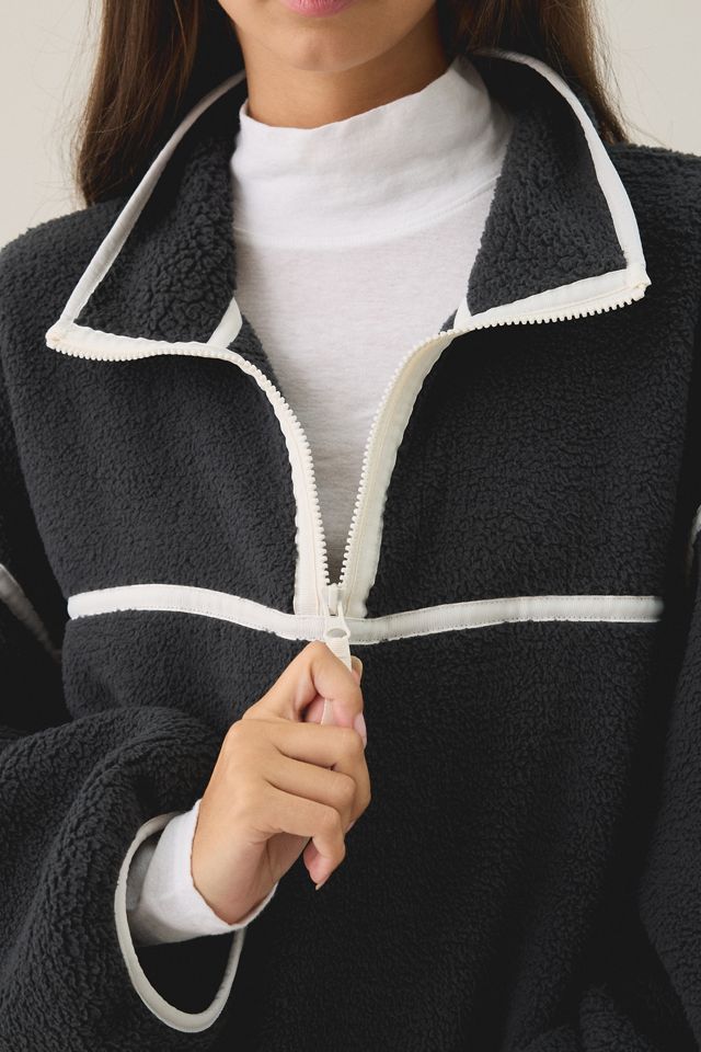 Out From Under Pretty Plush Fleece Quarter Zip Pullover #2