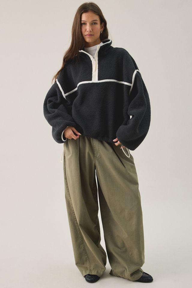 Out From Under Pretty Plush Fleece Quarter Zip Pullover #3