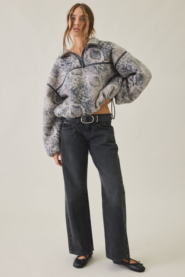 Out From Under Pretty Plush Fleece Quarter Zip Pullover #1