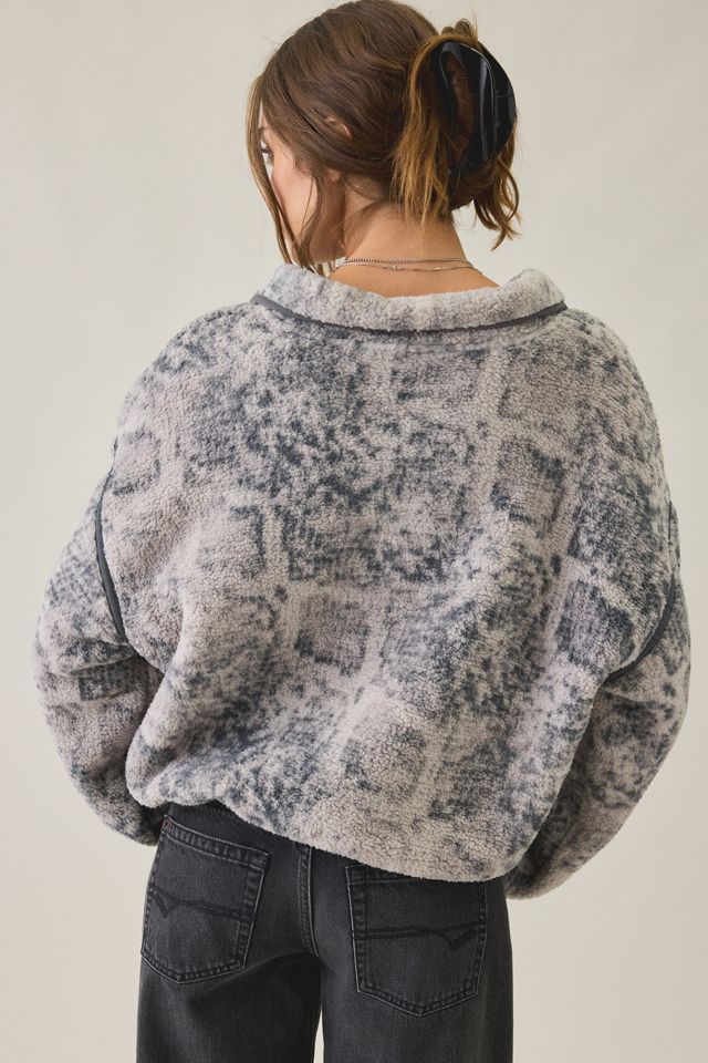 Out From Under Pretty Plush Fleece Quarter Zip Pullover #3