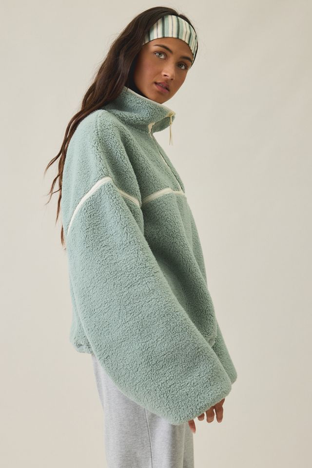 Out From Under Pretty Plush Fleece Quarter Zip Pullover #1