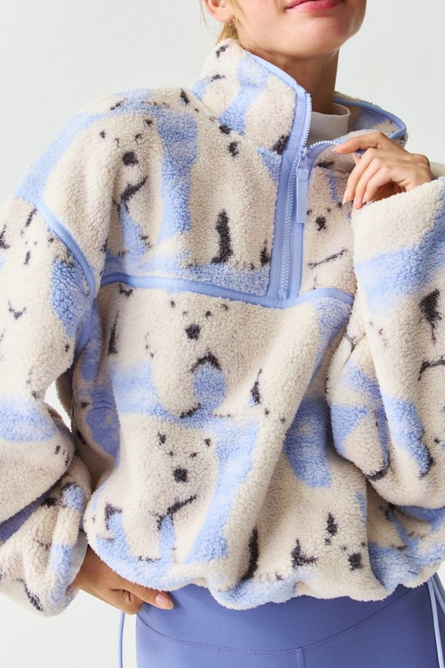 Out From Under Pretty Plush Fleece Quarter Zip Pullover #1