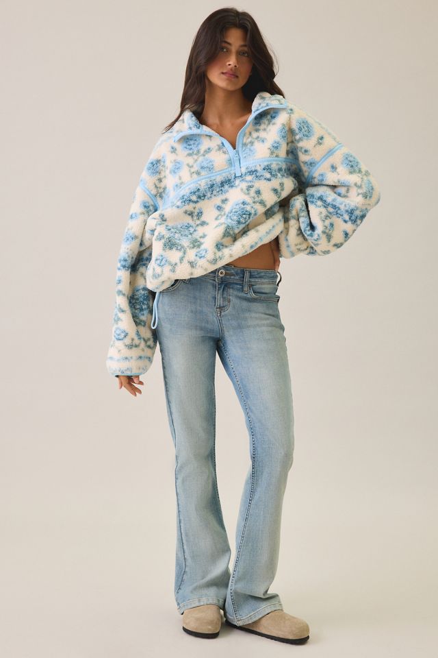 Out From Under Pretty Plush Fleece Quarter Zip Pullover #1