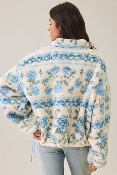 Out From Under Pretty Plush Fleece Quarter Zip Pullover