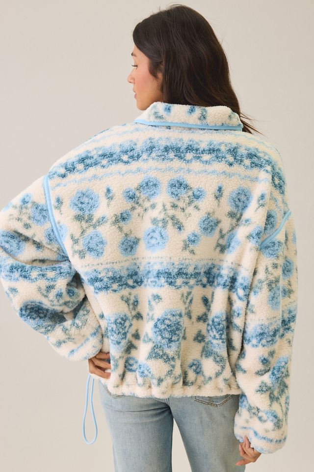 Out From Under Pretty Plush Fleece Quarter Zip Pullover #3