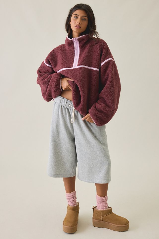 Out From Under Pretty Plush Fleece Quarter Zip Pullover #2