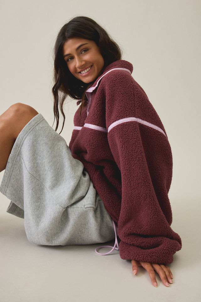 Out From Under Pretty Plush Fleece Quarter Zip Pullover #4