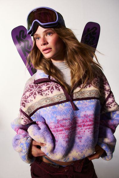 Out From Under Pretty Plush Fleece Quarter Zip Pullover