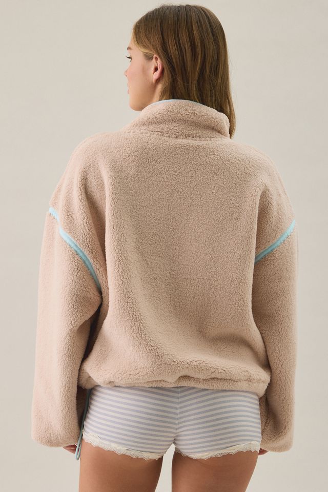 Out From Under Pretty Plush Fleece Quarter Zip Pullover #3