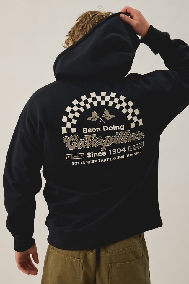 Sweat à capuchon avec graphique CAT Since 1904 Racing #4