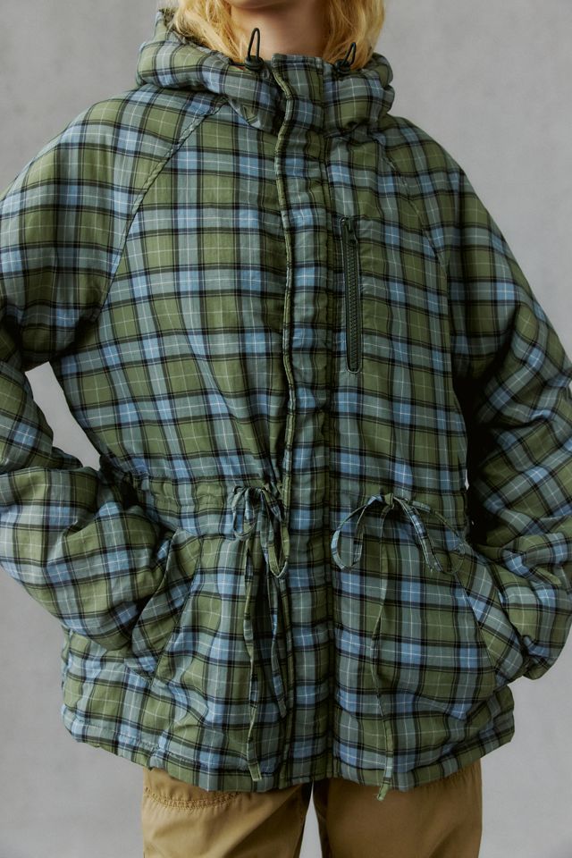 Kimchi Blue Ottilie Check Cinched Windbreaker Jacket #2