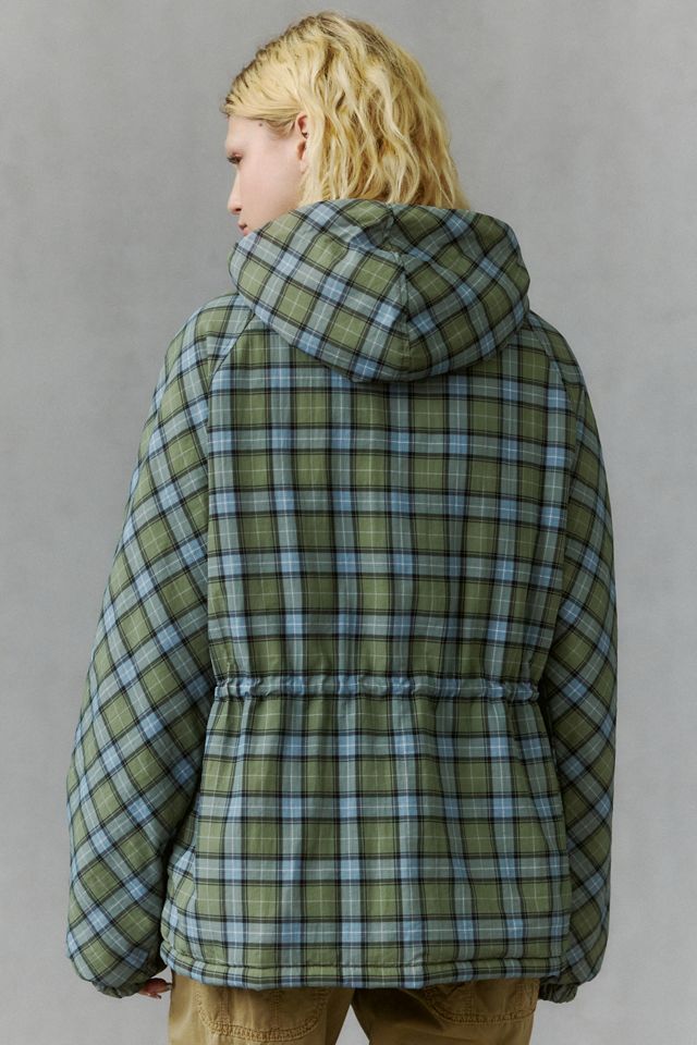 Kimchi Blue Ottilie Check Cinched Windbreaker Jacket #3