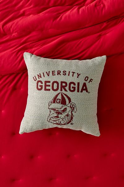 NCAA Collegiate Logo Woven Tapestry Throw Pillow