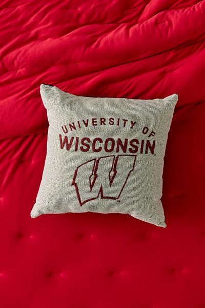 NCAA Collegiate Logo Woven Tapestry Throw Pillow
