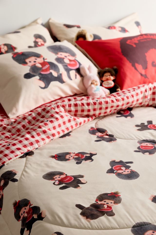 Ensemble de literie réversible mignon Monchhichi #1