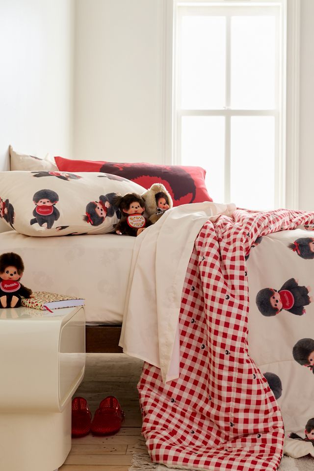 Ensemble de literie réversible mignon Monchhichi #1