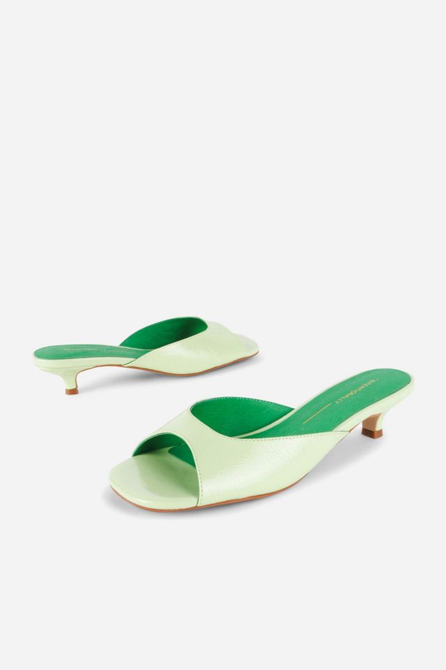 Intentionally Blank Cee Kitten Heel Mule #1