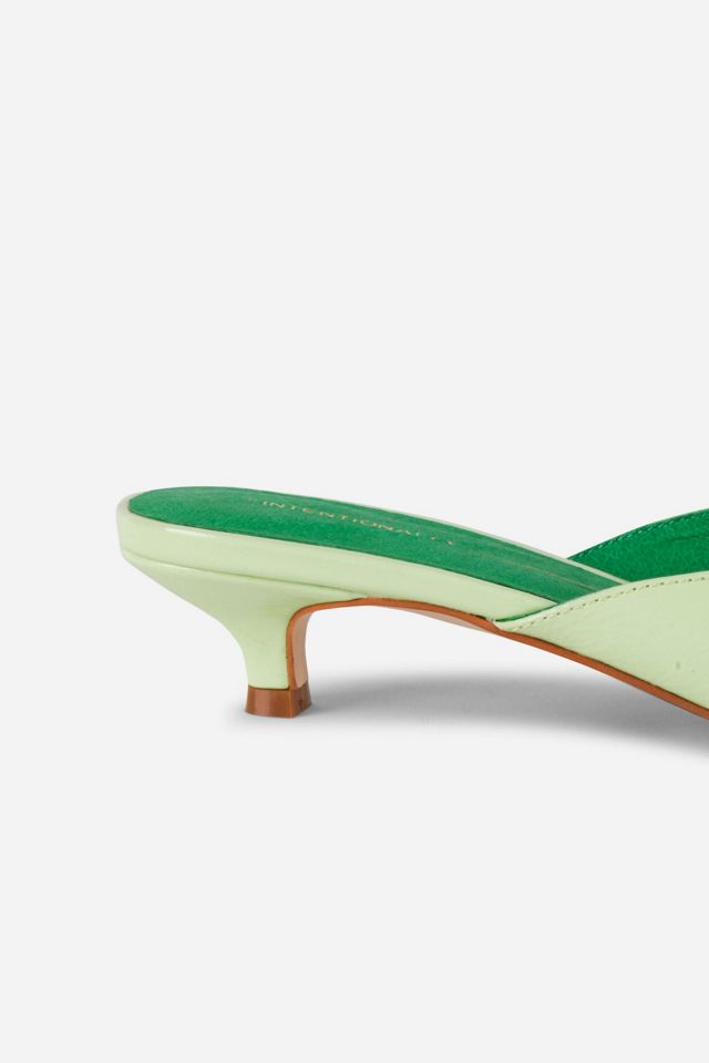 Intentionally Blank Cee Kitten Heel Mule #3