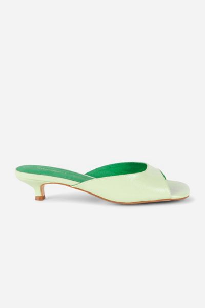 Intentionally Blank Cee Kitten Heel Mule