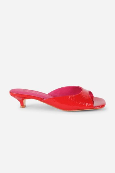 Intentionally Blank Cee Kitten Heel Mule