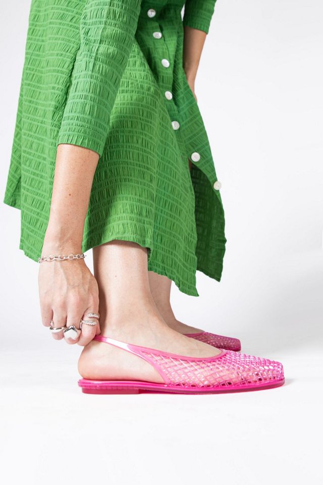 Intentionally Blank Nessa Jelly Slingback Ballet Flat #4