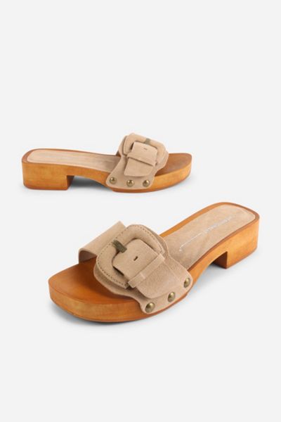Intentionally Blank Mar Suede Clog