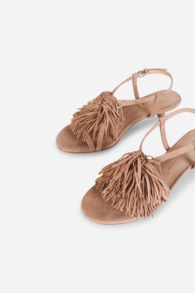 Intentionally Blank Chaperone Fringe Kitten Heel #2