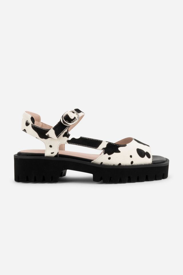 Intentionally Blank Early Bird Mary Jane Cowhide Sandal #2