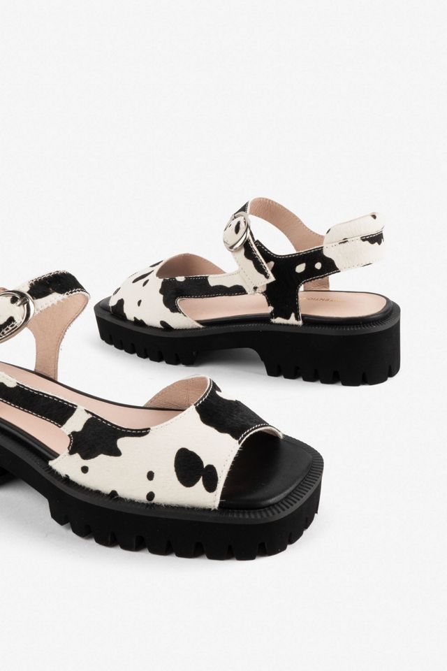Intentionally Blank Early Bird Mary Jane Cowhide Sandal #3