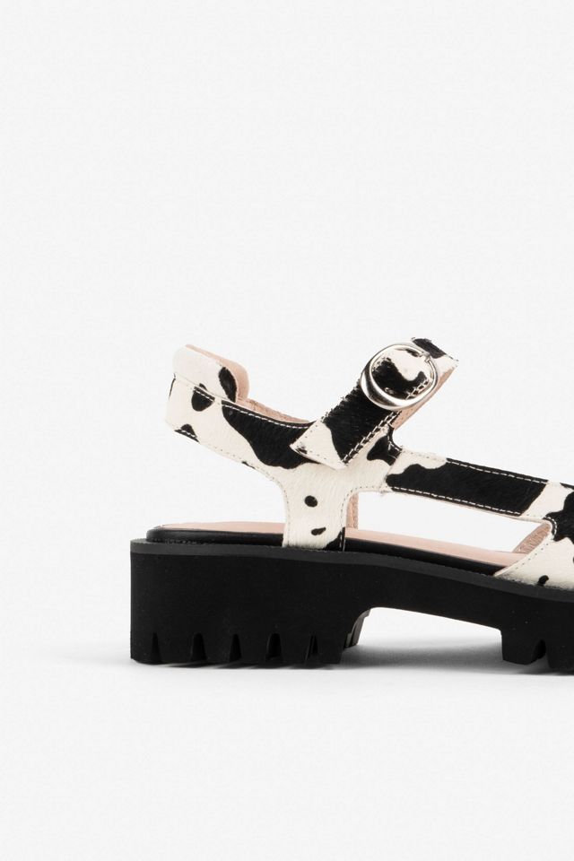 Intentionally Blank Early Bird Mary Jane Cowhide Sandal #4